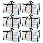 BALEINE Heavy-Duty Oversized Moving Bags - 6 Pack