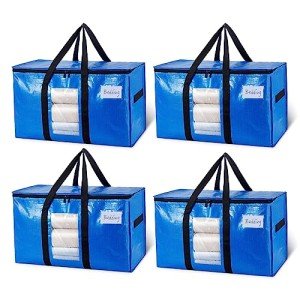 Extra Large Blue Moving Bags - 4 Pack