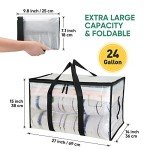 BALEINE Heavy-Duty Oversized Moving Bags - 6 Pack