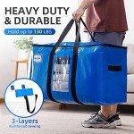 Extra Large Blue Moving Bags - 4 Pack