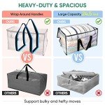 BALEINE Heavy-Duty Oversized Moving Bags - 6 Pack