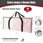 Extra Large Moving Bags with Zippers - 8 Pack