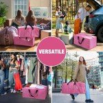 Extra Large Moving Bags with Zipper & Straps