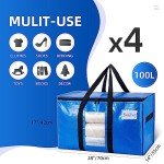 Extra Large Blue Moving Bags - 4 Pack