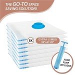 XXL Jumbo Vacuum Storage Bags for Bedding & Toys