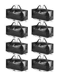 Heavy Duty Moving Bags - 8 Pack Totes