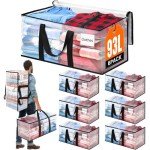 BlissTotes 6-Pack Heavy-Duty Storage Moving Bags