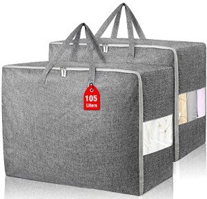 2-Pack 105L Extra Large Storage Bags for Travel