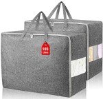 2-Pack 105L Extra Large Storage Bags for Travel