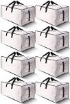Homesure 8 Pack Durable Water-Resistant Moving Bags