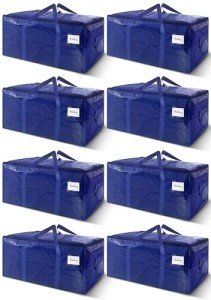 8 Pack Heavy Duty Large Moving Bags 24 Gal