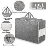 2-Pack 105L Extra Large Storage Bags for Travel