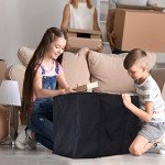 Extra Large Moving Bags with Strong Zippers & Carrying Handles, Storage Bags Storage Totes for Clothes, Moving Supplies, Space Saving Oversized Storage Bag Organizer for Moving, Traveling (2 Pack)