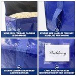 8 Pack Heavy Duty Large Moving Bags 24 Gal