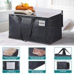 Heavy-Duty Collapsible Moving Bags - 8-Pack Storage