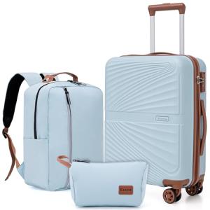 Eeeza 3-Piece Hard Case Luggage Set