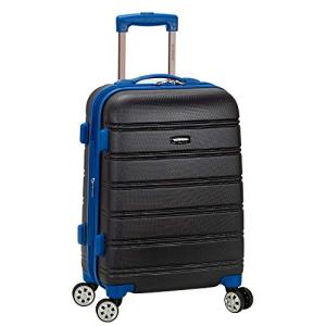 Rockland Melbourne Grey Expandable Spinner Carry-On 20-Inch