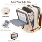 UKEIN 3-Piece Polycarbonate Luggage Set with Backpack