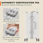 AnyZip 20-Inch Zipperless Hard Shell Carry-On