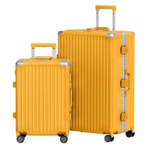 AnyZip 2-Piece Hard Shell Luggage Set - Orange