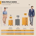 AnyZip 2-Piece Hard Shell Luggage Set - Orange