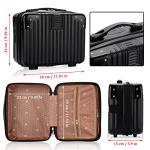 BSTKEY Compact Hard Shell Makeup Travel Case