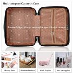 BSTKEY Compact Hard Shell Makeup Travel Case