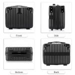 BSTKEY Compact Hard Shell Makeup Travel Case