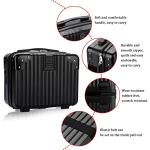 BSTKEY Compact Hard Shell Makeup Travel Case