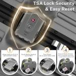 Krute Lightweight 2-Piece Aluminum Luggage Set