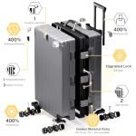 Krute Lightweight 2-Piece Aluminum Luggage Set