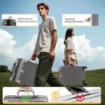 Krute Lightweight 2-Piece Aluminum Luggage Set