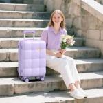 MGB 20-Inch Purple Hardside Carry-On Luggage