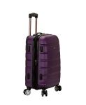 Rockland Melbourne 20" Purple Expandable Spinner Luggage