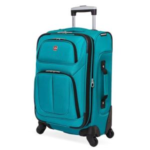 SwissGear Sion Teal Expandable Carry-On Luggage 21