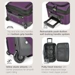 U.S. Traveler Rio Expandable Rolling Luggage Set