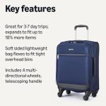 Amazon Basics 18" Medium Carry-On Softside Suitcase