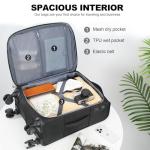 KROSER 20-Inch Expandable Carry-On Luggage with USB