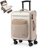 LOVEVOOK 20-Inch Carry-On Suitcase with TSA Lock