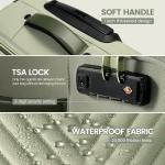 LOVEVOOK 20-Inch Airline Approved Carry-On Suitcase