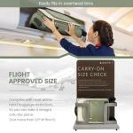 LOVEVOOK 20-Inch Airline Approved Carry-On Suitcase