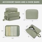 LOVEVOOK 20-Inch Airline Approved Carry-On Suitcase