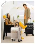 LOVEVOOK 20-Inch Carry-On Suitcase with TSA Lock