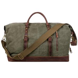 S-ZONE Travel Canvas Duffle Bag for Men