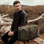 S-ZONE Travel Canvas Duffle Bag for Men