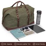 S-ZONE Travel Canvas Duffle Bag for Men