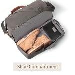 MyMealivos Grey Canvas Weekender Duffel Bag