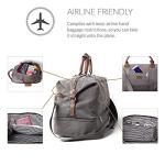 MyMealivos Grey Canvas Weekender Duffel Bag