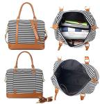 Bluboon Women's Canvas Weekender Tote Bag