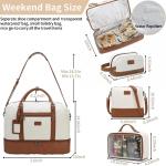 Wogarl 4-Piece Women’s Weekend Travel Bag Set